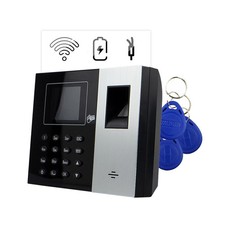 Zeiterfassungsger&auml;t TimeLok-300NWEPBI + 10 RFID-Schl&uuml;sselanh&auml;nger 13,56 mHz