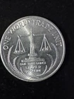 1985 1 oz .999 Fine Silver World Trade Unit Round - Eagle & Scales Uncirculated
