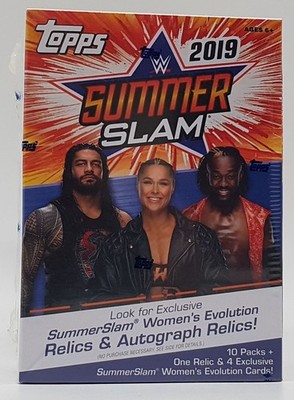 Topps WWE Wrestling SummerSlam Blaster Box 2019