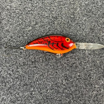 Leurre Crankbait Vintage Excalibur Bill Dance Fat Free Fry - écrevisse Rouge - BD4FDRCF