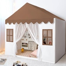 Kids Play Tent with Mat, Large Playhouse Play Tent Indoor for Girls Boys Ki...