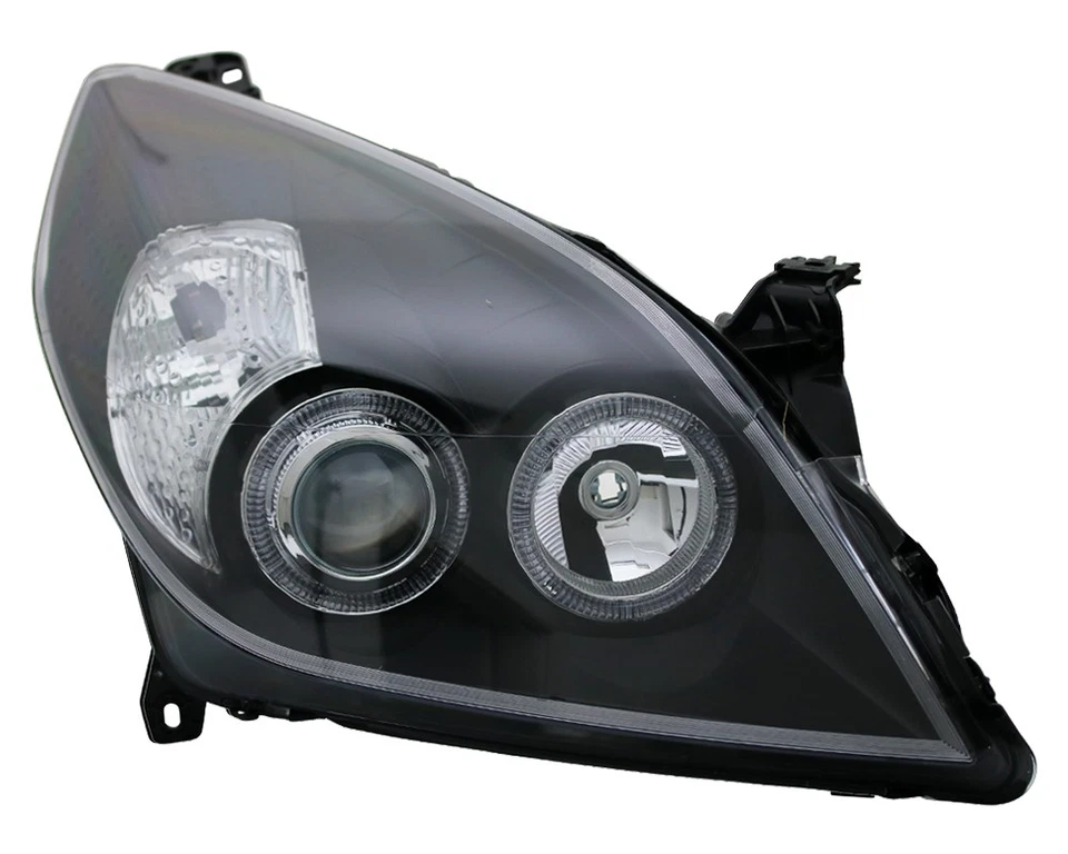 Scheinwerfer Angel Eyes für Opel Vectra C / Signum Facelift Bj. 05-08 Schwarz - Bild 3 von 4