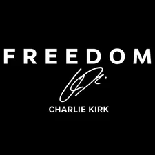 Charlie Kirk FREEDOM Patriotic Vinyl Die Cut Sticker