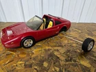 Vintage 1986 Barbie Red Convertible Ferrari 328 GTS Car 21" Mattel