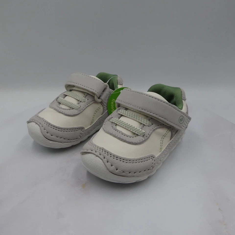 Stride Rite 鞋 婴儿 男孩 3W 灰色 白色 运动鞋 — 第 2/4 张图片