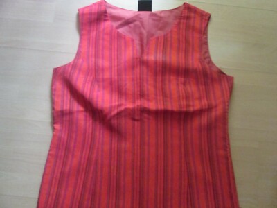 Madeleine/Bluse ,Tanktop mit Zipper &Futter -Gr.40.mehr.neu.mix.