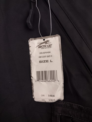 ARCTIC CAT Arcticwear Baberos Aislados Scout Mono Pantalones Negro L 5270-634 - Imagen 5 de 12