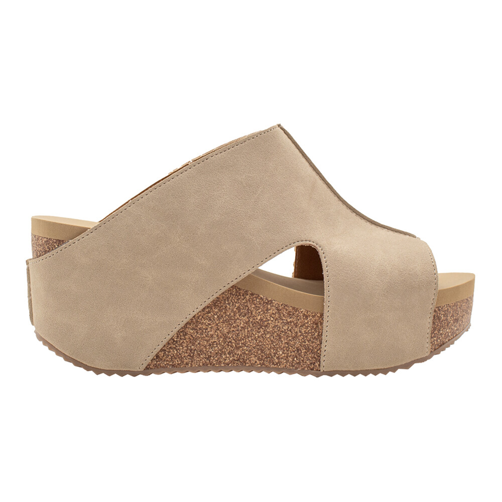 Повседневные женские босоножки на танкетке Volatile Cassatt бежевого цвета PV1023-261