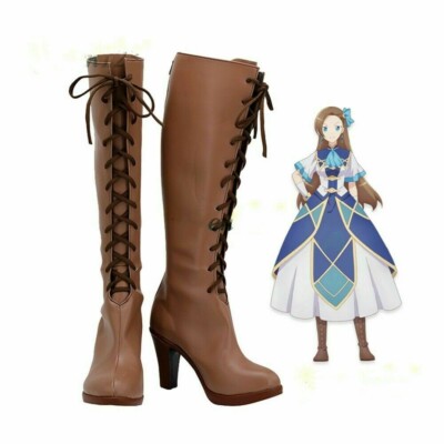My Next Life as a Villainess Catarina Claes Cosplay Shoes Boots Brown Women#X