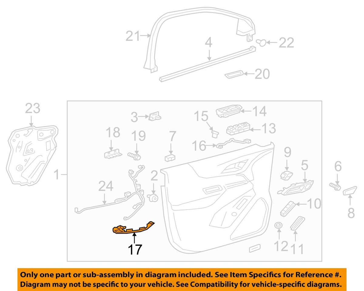 Chevrolet GM OEM 2018 Equinox Front Door-Lamp 84036332 | eBay