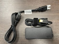Genuine OEM Lenovo AC Adapter - 65W 20V - Slim Yellow Tip - Brand NEW