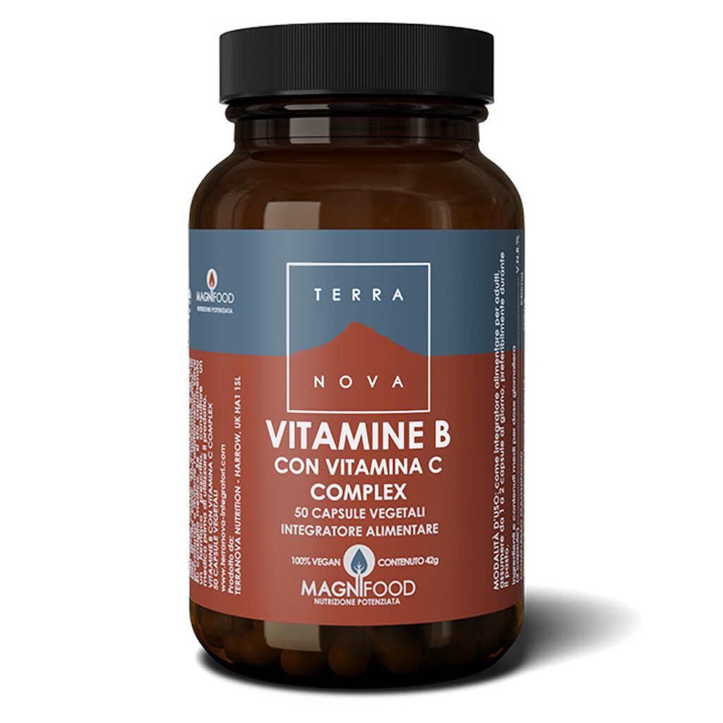 Terranova Complesso Di Vitamine B E C Integratore Contro Stanchezza 50 Capsule - Immagine 2