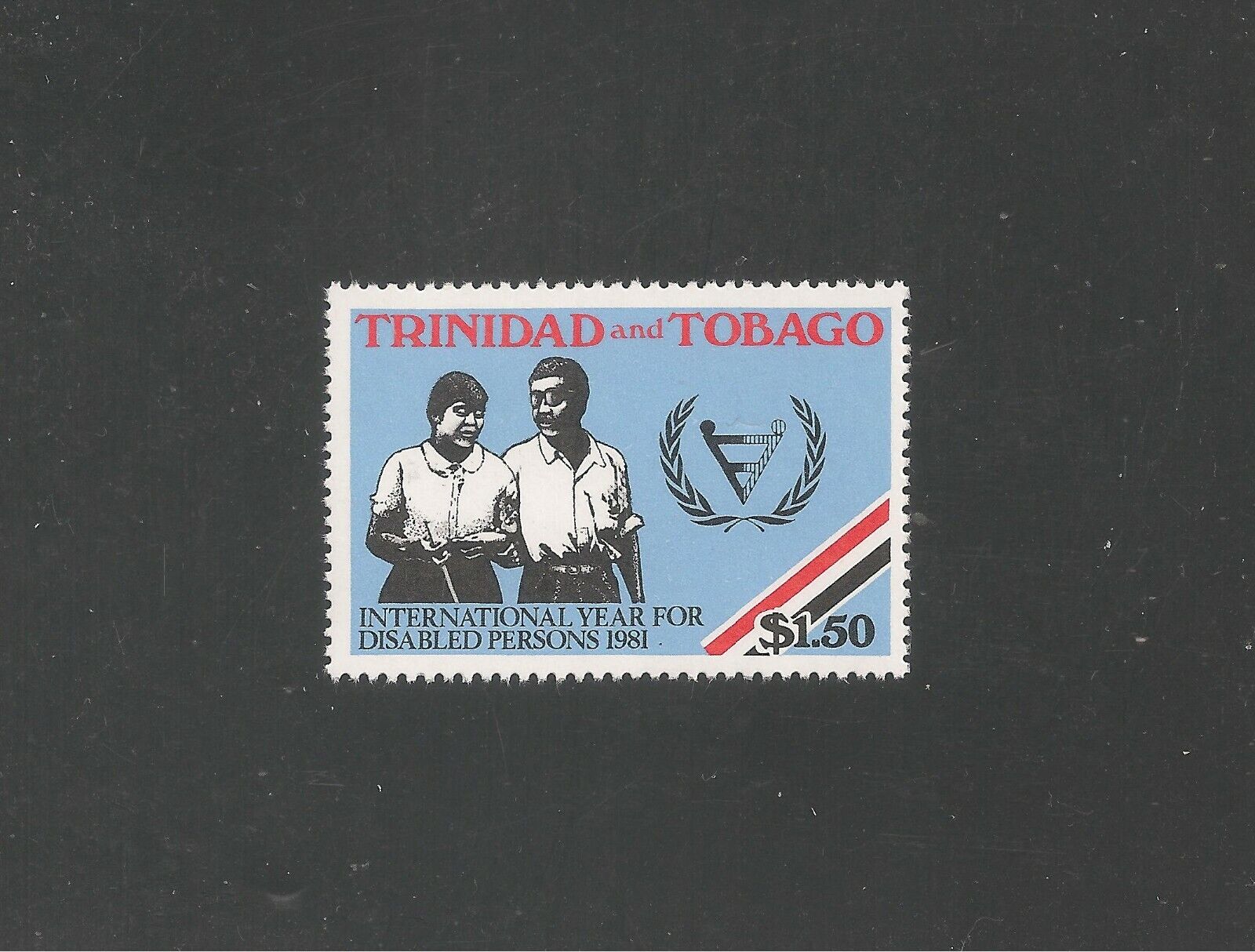 New color Trinidad Tobago #343 A93 VF MNH $1.50 - People 1981 Max 78% OFF Blind