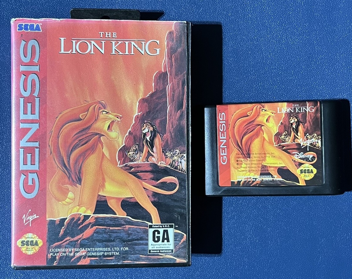 Lion King (Sega Genesis, 1994) Game & Case - No Manual 52145820241