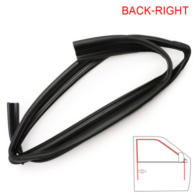 Fits Toyota Vios NCP42 Sedan 2003 '06 Rear Right Glass Run Door Channel Rubber