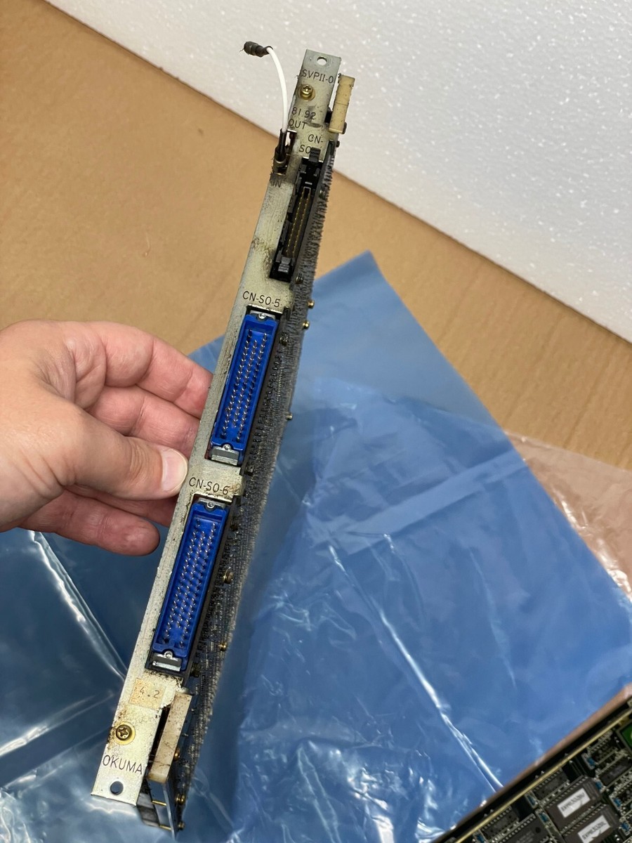 Okuma Opus 5000 II svp card E4809-436-016-C, 436-017-C, 1911 Okuma Opus 5000 II svp card E4809-436-016-C, 436-017-C, 1911