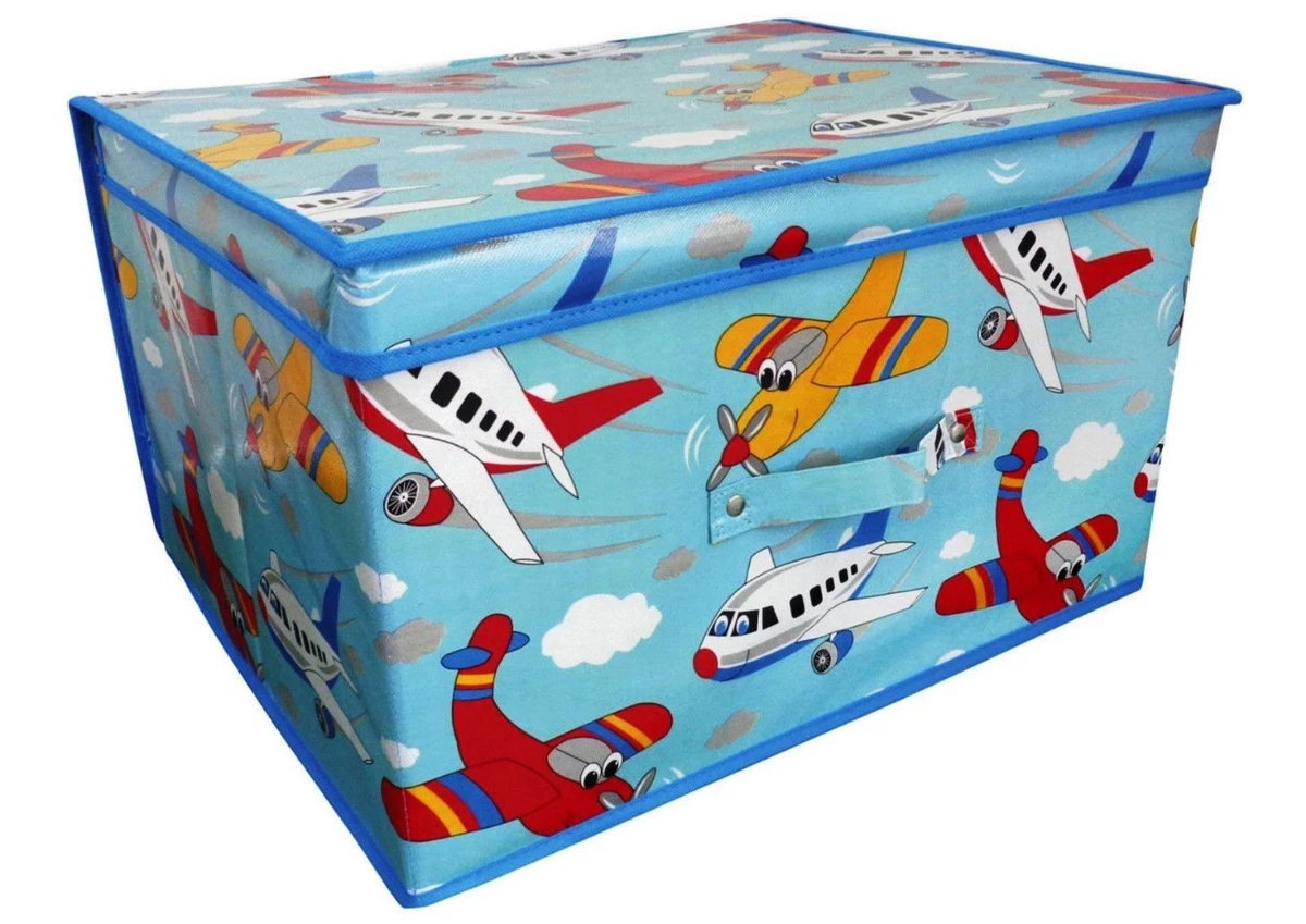 Large Kids Childrens Toy Storage Box Treasure Chest Box With Lid Girls Boys  Gift | Ebay