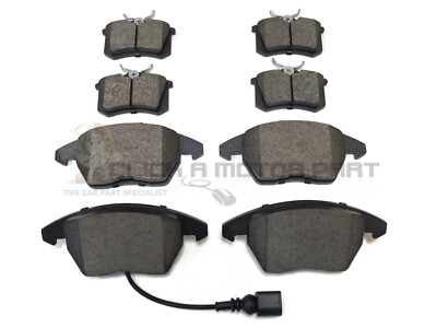 VW SCIROCCO 1.4 TSi 2.0 TDi 2008-2017 FRONT & REAR BRAKE PADS SET