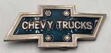VINTAGE 1970s  CHEVY TRUCKS  BOWTIE LOGO BELT BUCKLE