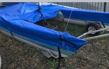 Persenning Dart 15 - Wie Neu grau