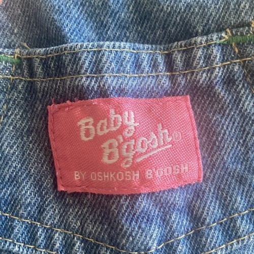 VTG OshKosh B'gosh VESTPAK Light Blue Denim Overalls Size 12 Months - Picture 9 of 11