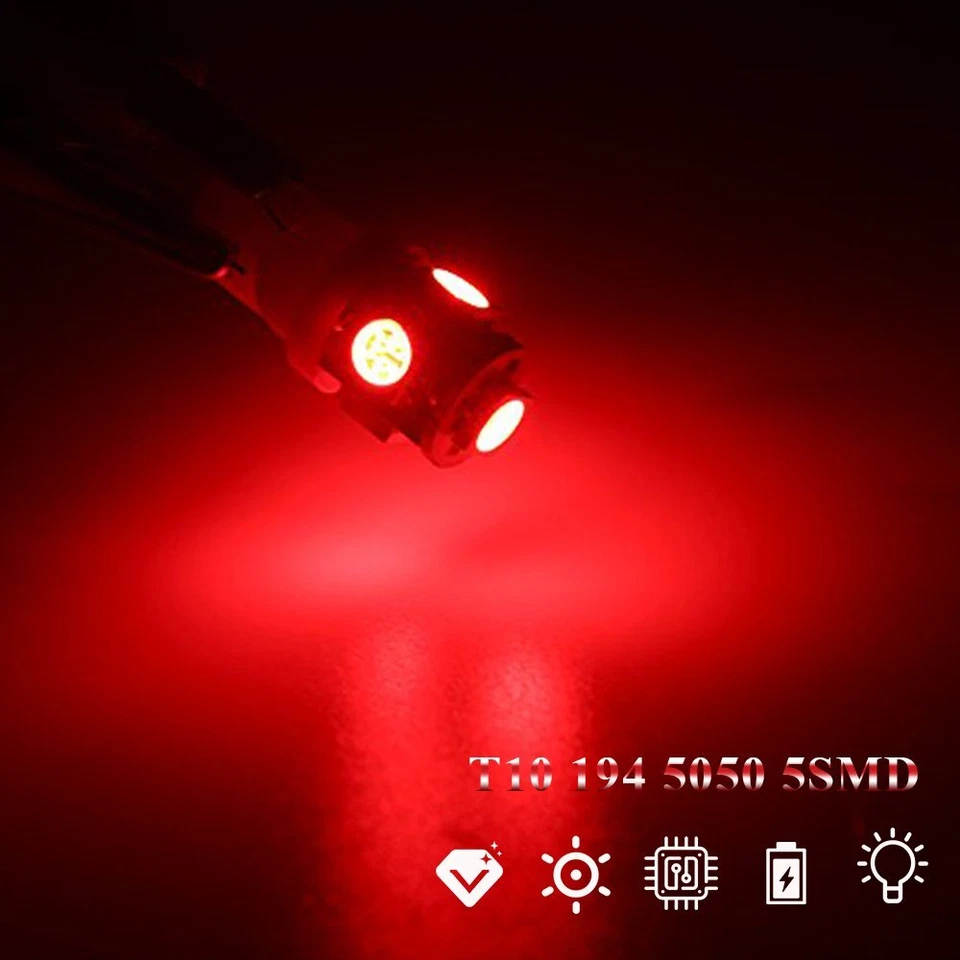 Paquete de 23 luces LED interiores ultra rojas para Audi A6 S6 1998-2004 + HERRAMIENTA Foto 3 de 4