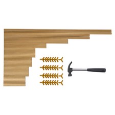 Gold Metal Flower Stand Rectangular Rack For Wedding Table Centerpieces Decor  