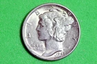 Estate Find 1945 Mercury Dime #L07348