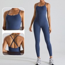 Solid Color One-piece Yoga Wear Breathable Women Tummy Tuck Fitness Tight Set