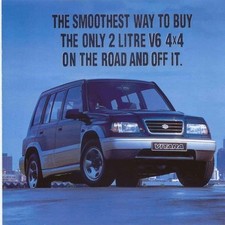 Suzuki Vitara 2.0 V6 4x4 Estate Finance Offer 1996 Original UK Mailer Brochure