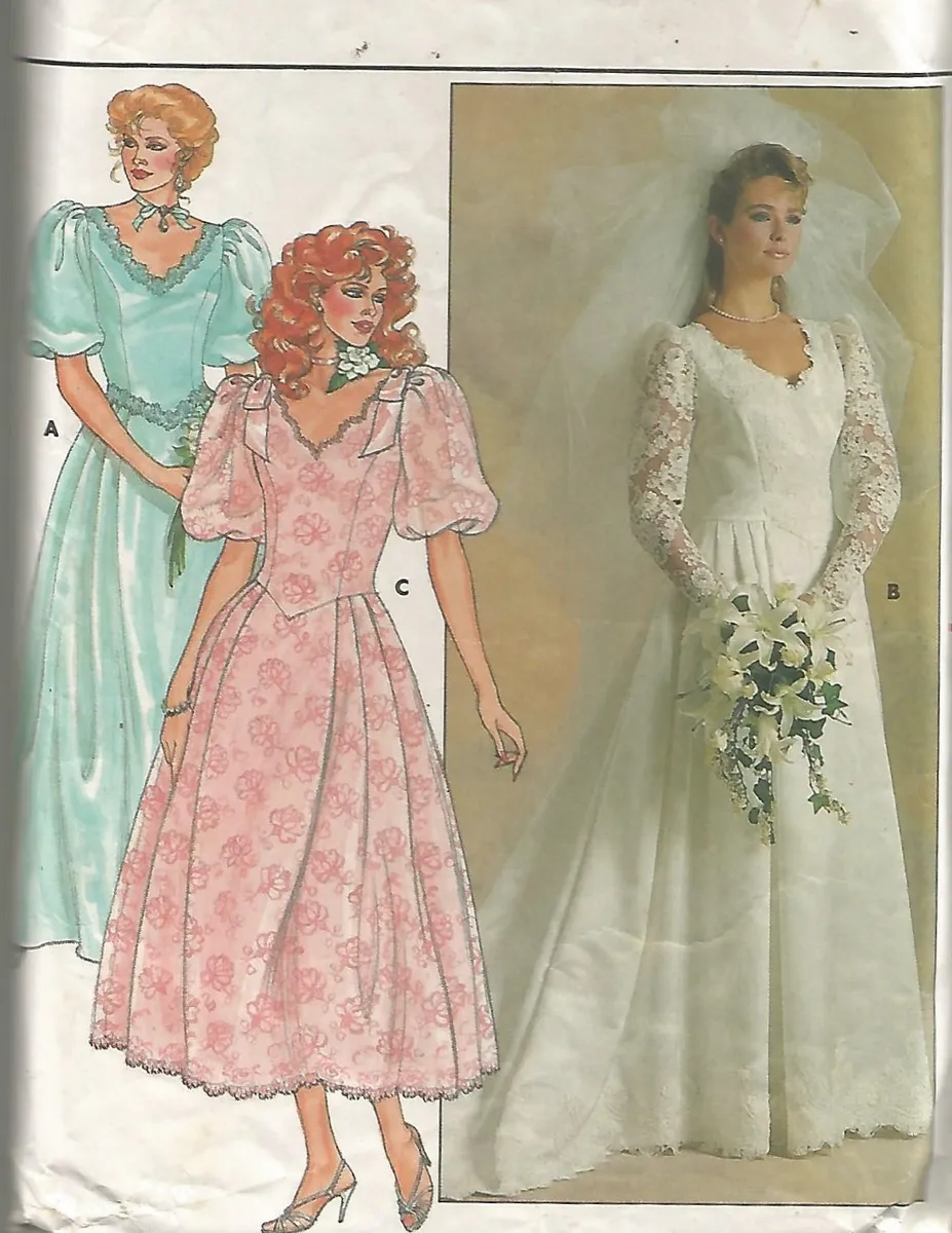 dress patterns for wedding dresses
