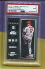 SHOHEI OHTANI LOS ANGELES ANGELS 2018 CHRONICLES CONTENDERS OPTIC #9 PSA 9