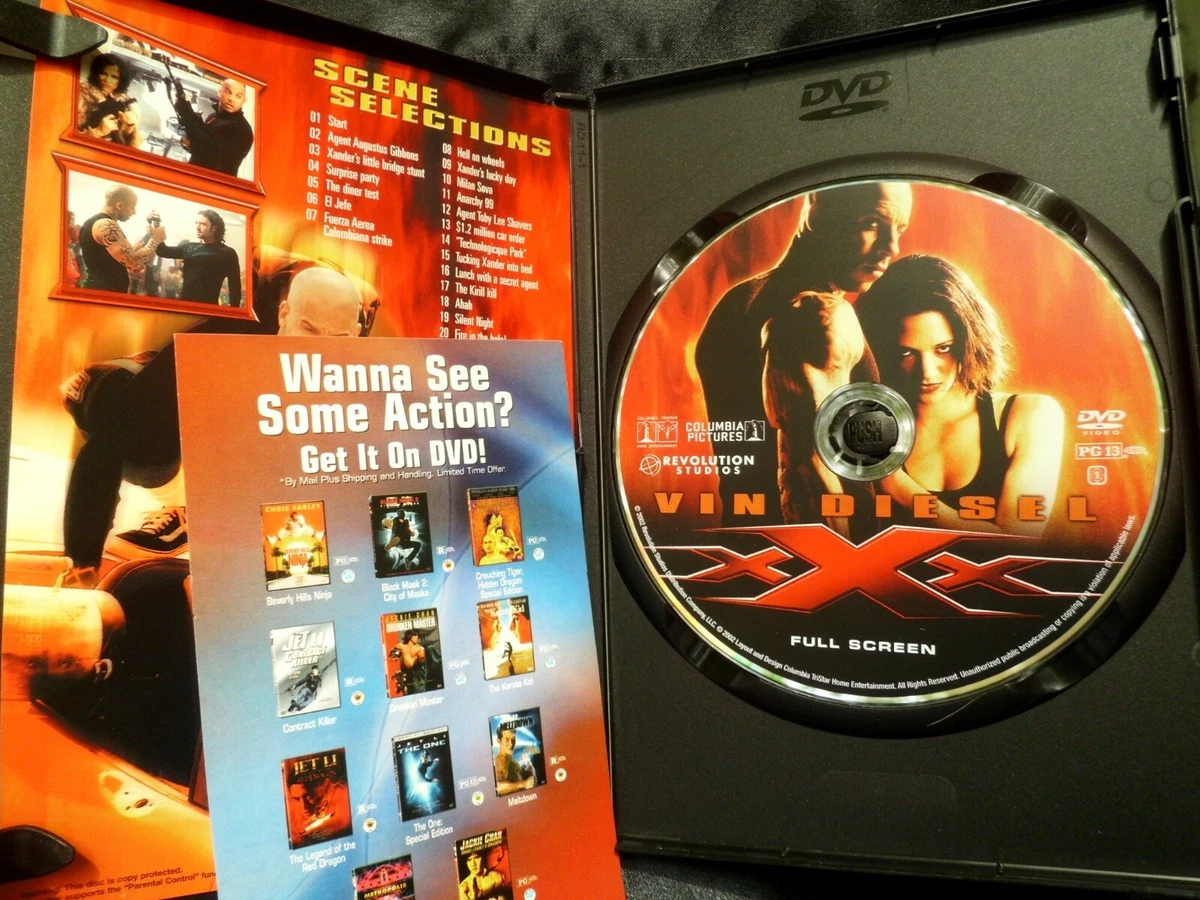 XXX Vin Diesel DVD 2002 Full Screen Near Mint 43396082939 eBay 