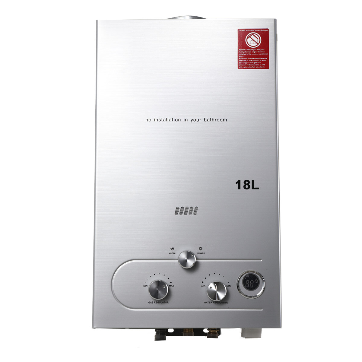 18L Gas Hot Water Heater Portable LPG Water System Outdoor Instant Shower |  eBay