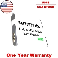 Li-ion Battery Pack For Canon NB-6L NB-6LH CB-2LY CB-2LYE Brand New