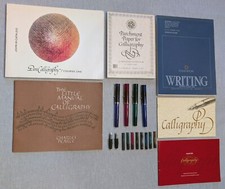 Lot of 24 Sheaffer Pens and Assorted Calligraphy Items