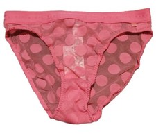 M S B By Boutique Pink High Leg Knickers Panties X Small 4-6 New Free P P