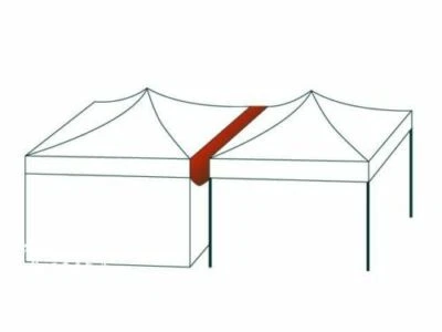 Dachrinne Verbindungsrinne Verbindungsset Faltpavillon Regenrinne Expresszelt