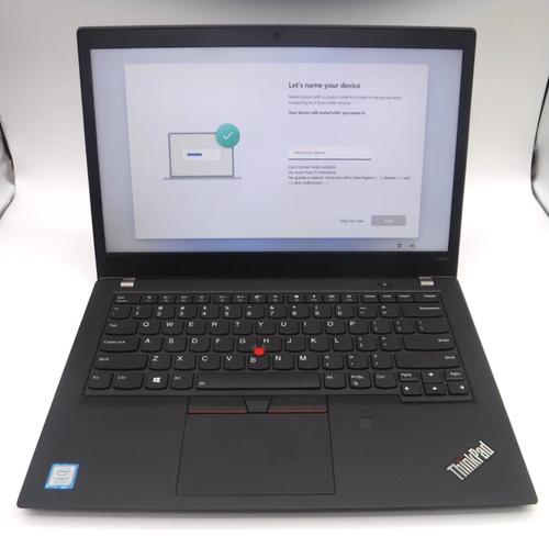 Lenovo ThinkPad T480s i7-8550U 1.8GHz 16GB RAM 14 in 512GB SSD Win 11