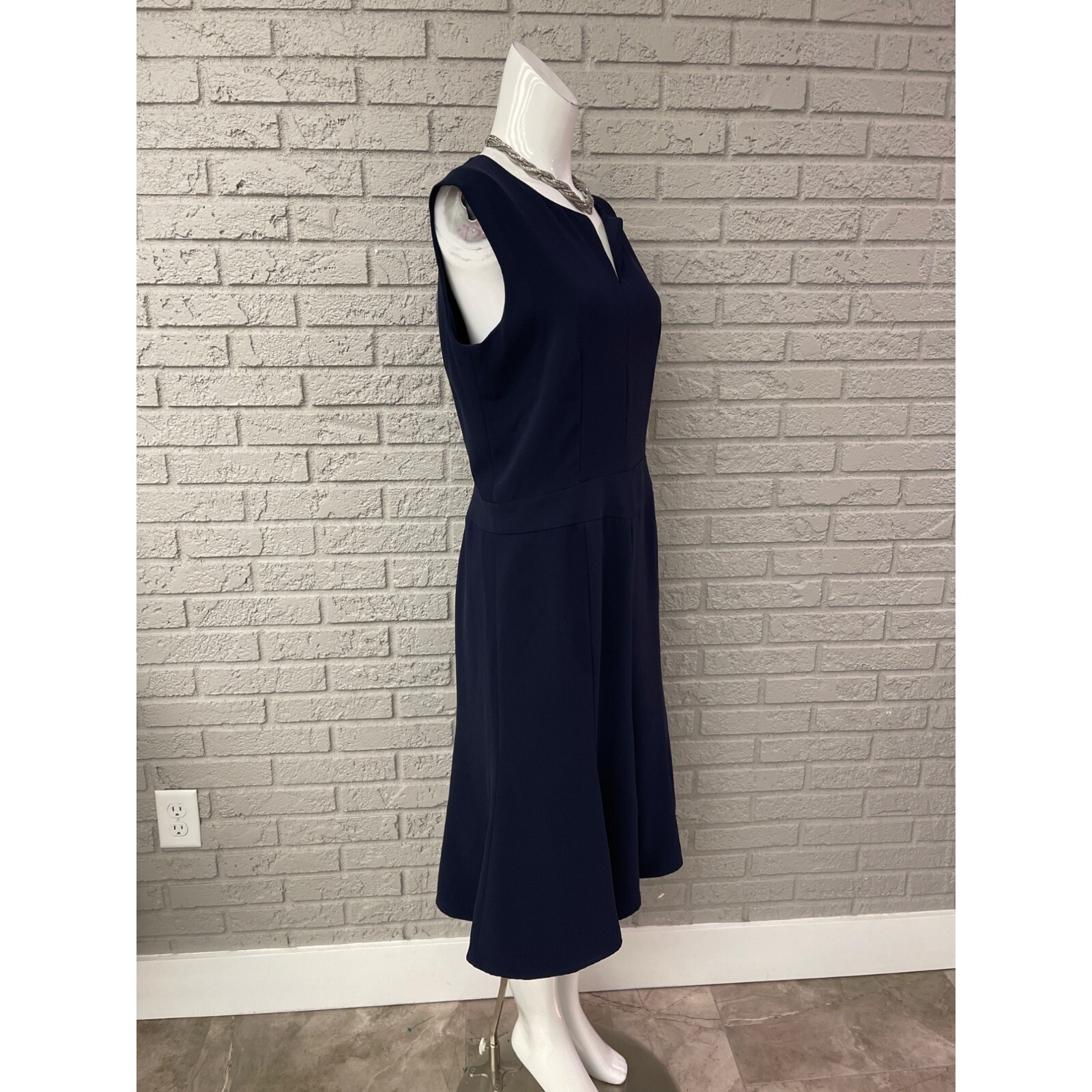 Pendleton Sleeveless Split-Neck Career Dress Size… - image 5