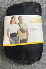 LOLE Unisex Belt Bag Black or Tan
