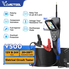 VDIAGTOOL V500 Car Circuit Tester Powerscan Fuel Injector Test Oscilloscope Mode