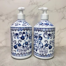 2 Home Body Co. ORANGE BLOSSOM Liquid Hand Soap Wash (21.5 fl oz) Blue