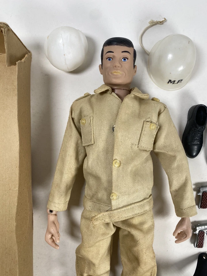 Figura de acción de colección Fighting Yank muñeca de juguete MP uniforme accesorios PGD caja Mego Foto 2 de 4