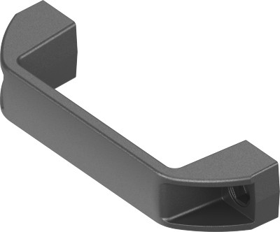 1x Griff Haltegriff Bügelgriff Kunststoff schwarz Bohrlochabstand 122 1C95-05