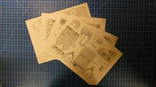 Celtic Monastery 1-4 Craft Sheets H-9206