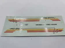 Vintage Revell monogram nova street machine, 6769–8830 model decal