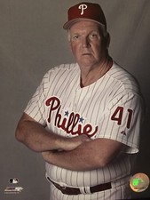 Charlie Manuel Licensed 8X10 Photo PHILADELPHIA PHILLIES 