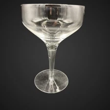 Orrefors Rhapsody Clear Champagne / Sherbert Glass Discontinued Blown Glass Stem