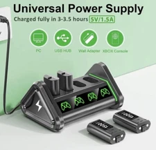 Rechargeable Battery Packs and Charger Station fou X-Series X/S & One X/S/Eliter